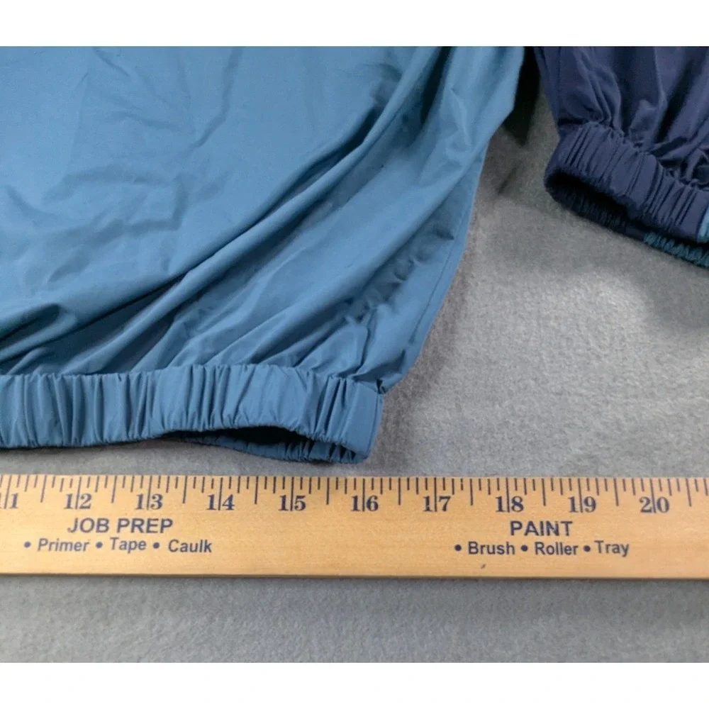 Vineyard Vines Colorblock Windbreaker Jacket Mens Small Blue White 1/4 Zip